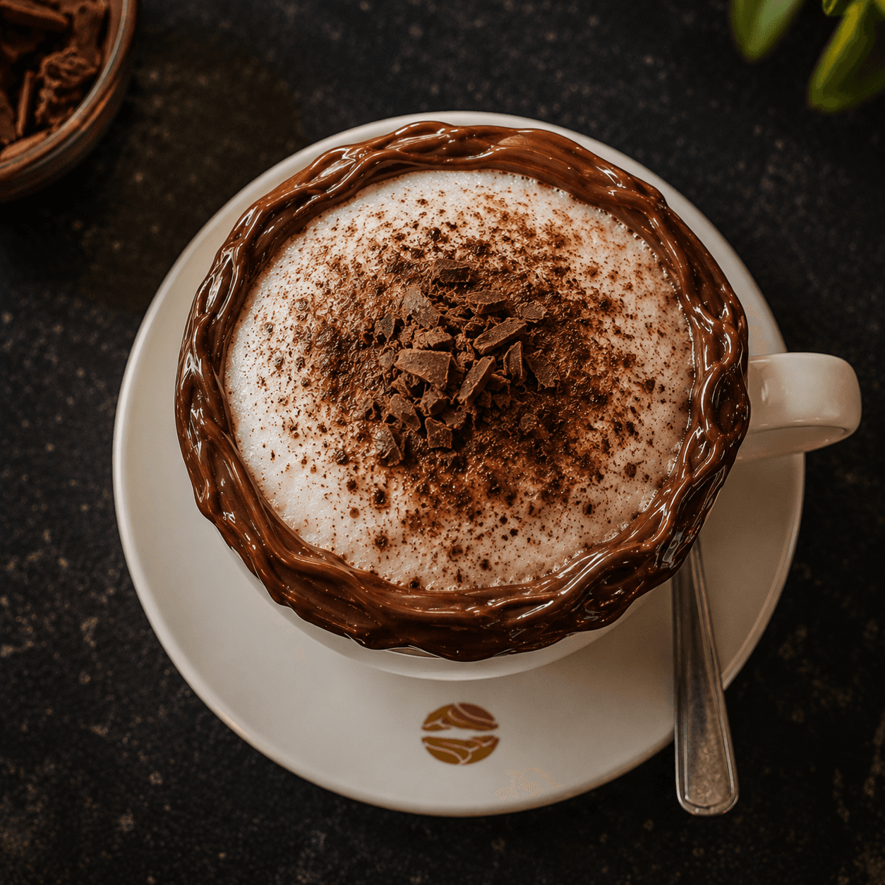 Cappuccino c/ Borda de Nutella (P)